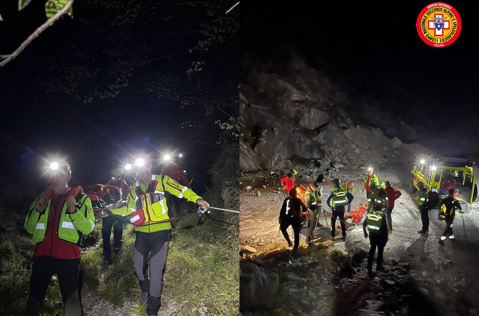 Cade mentre cerca funghi in Lunigiana, 33enne si frattura il femore