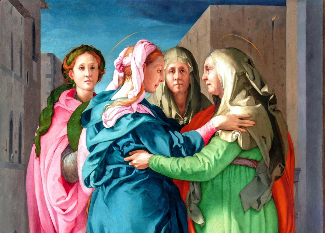 Visitazione del Pontormo, trasferimento a Poggio a Caiano